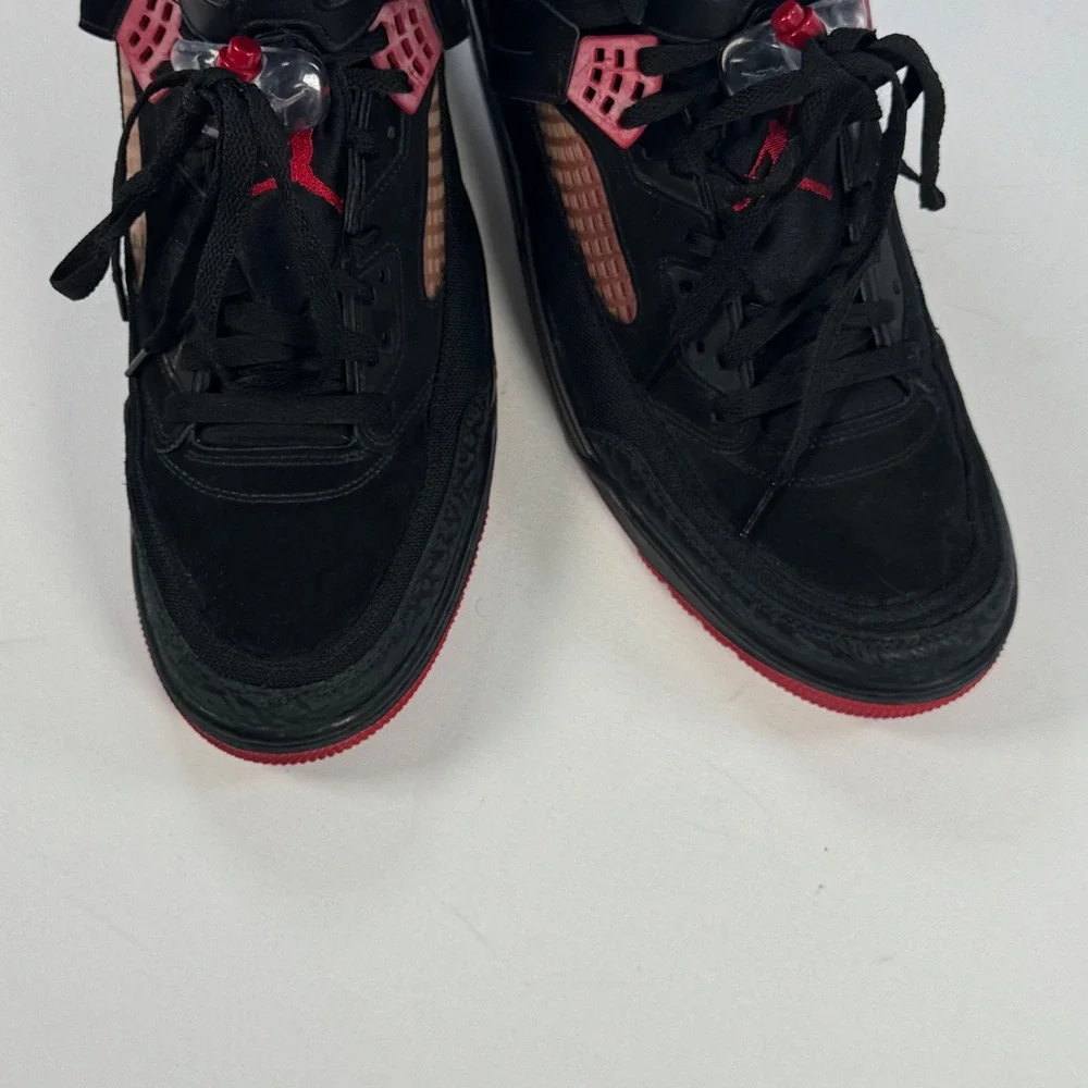 Jordan Spizike Black Varsity Red Mens Basketball Shoes 315371-001 Size 13